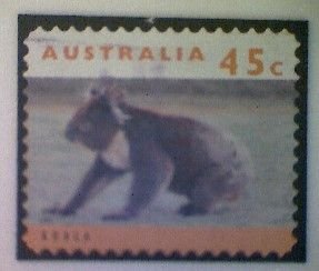 Australia, Scott #1292, used(o), 1994, Wildlife: Koala, 45¢