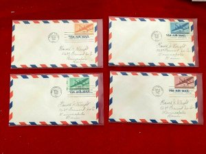 US SCOTT # C25-31 FDC FIRST DAY COVERS