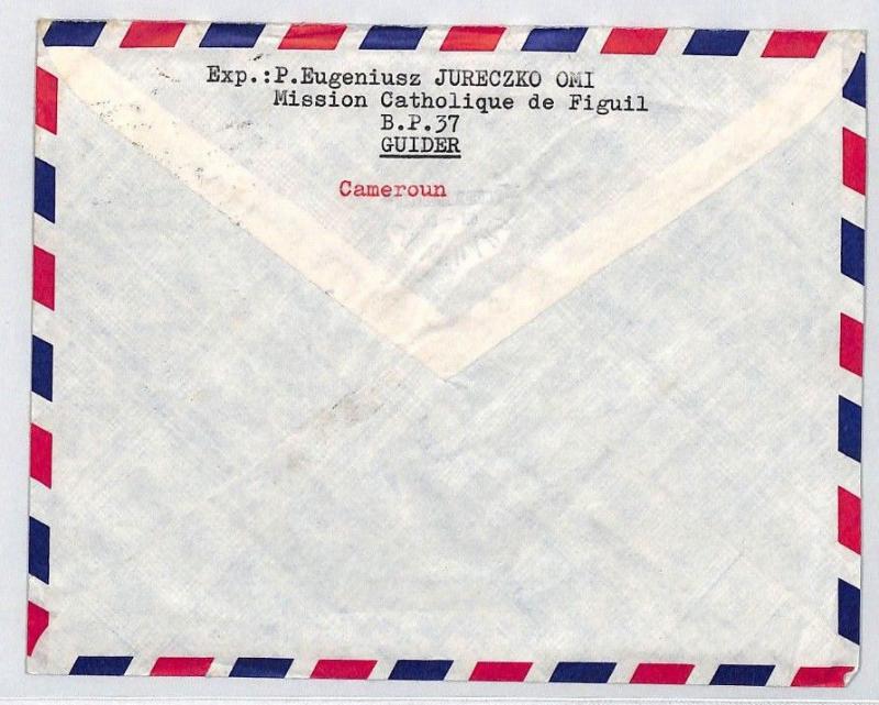Cameroon *Figuil* MISSION CATHOLIQUE Cover Austria MISSIONARY VEHICLES 1979 CA96