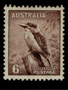 AUSTRALIA GVI SG172, 6d purple-brown, M MINT. Cat £20.