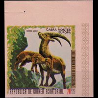 EQUATORIAL GUINEA 1976 - Scott# 7691A Animals 70p NH