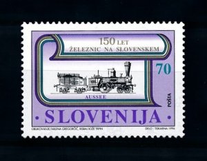 [100650] Slovenia 1996 Railway - Trains - Locomotives  MNH