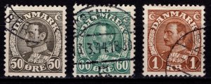 Denmark 1933-41 Christian X Definitives, Part Set [Used]