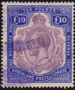 Nyassaland 1919 SC 24 Used Revenue Cancel