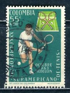 Colombia; 1963: Sc. # C454: Used Cpl. Set