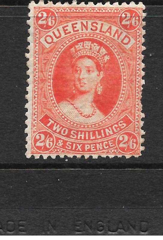 QUEENSLAND 1882-95  2/6     QV   MLH     SG 153