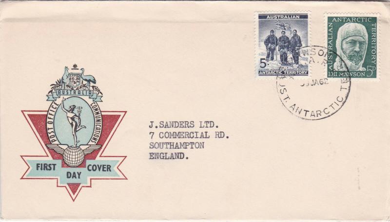 Australian Antarctic Territory 1962 Mawson A.N.A.R.E.FDC 