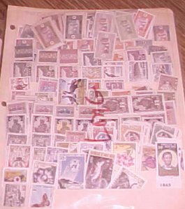 SENEGAL 50 DIFF. STAMPS, UPPER VOLTA 35 DIFF. MINT MOSTLY LIGHT HINGE  TOTAL 200