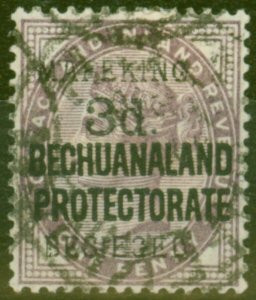 Mafeking 1900 3d on 1d Lilac SG7 Type 1 Fine Used