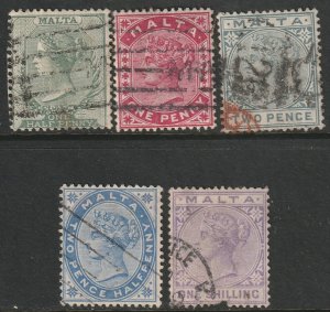 Malta Sc 8-11,13 partial set used