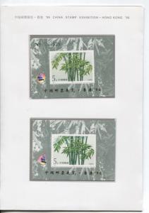 China People's Republic-Hong Kong Stamp Exhibition Booklet 1996