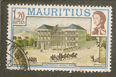 Mauritius   Scott  455    Government Building