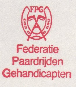 Test meter strip Netherlands 1980 Federation Horse riding Disabled people