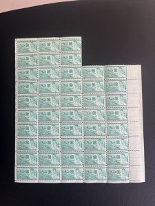 SCOTT #1005 3¢ 4-H Club  MINT SHEET of 46 MNH/OG