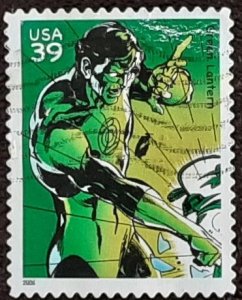 US Scott # 4084b; used 39c Green Lantern from 2006; VF centering; off paper