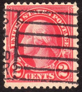 1923, US 2c, George Washington, Used Sc 554