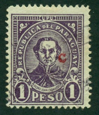 Paraguay 1935 #L22 U SCV (2018) = $0.50