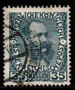 AUSTRIA SG199A 1908 35h GREY USED