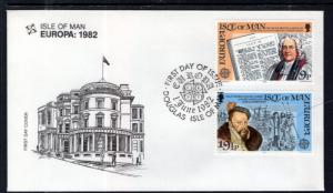 Isle of Man 212-213 Europa U/A FDC