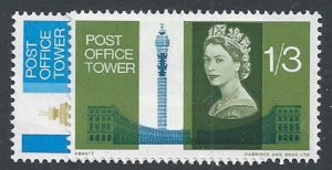 GB 1965 P.O.T. (ord). SG 679-680