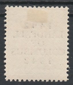 BAHAMAS 1942 KGVI COLUMBUS 500 YEARS OVERPRINTED 5/-  