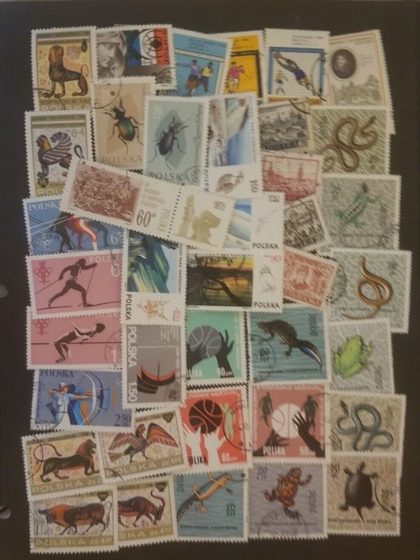 POLAND Stamp Lot - All Different Used CTO T10242