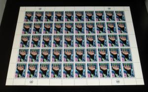 U.N. NEW YORK #264, 1975 NAMIBIA ISSUE, MNH, SHEET/50, NICE!! LQQK!!