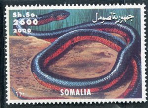 Somalia 2000 Reptiles SNAKES 1 value Perforated Mint (NH)