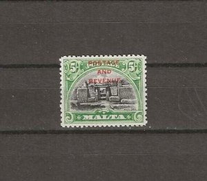 MALTA 1928 SG 191 MLH Cat £38