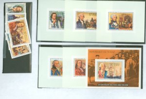 Chad #C181-186 Mint (NH) Single (Complete Set)