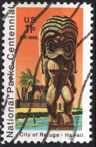 SC#C84 11¢ National Parks: City of Refuge, Hawaii Single (1972) Used