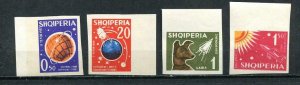 Albania 1962 SC 624 Note MNH Imperf Large margin Russian Space Exploration 7529