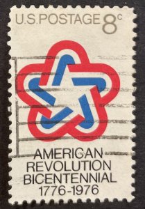 US #1432 Used F/VF 8c American Revolution Bicentennial (1776-1976) 1971 [G5.8.4]