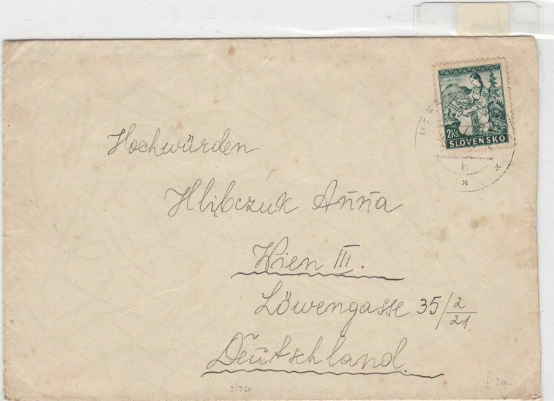 slovenska stamps cover  Ref 8513