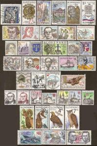 Slovakia: 40 Different Used Stamps
