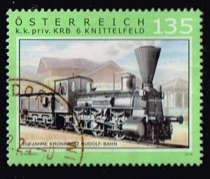 Austria 2018,Sc.#2761 used 150th Anniversary of the Crown Prince Rudolf Railway