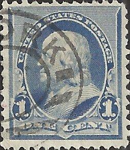 # 219 DULL BLUE USED BEN FRANKLIN SCV-0.75