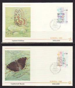 Finland 707-708 Europa 1985 S/2 U/A FDC 