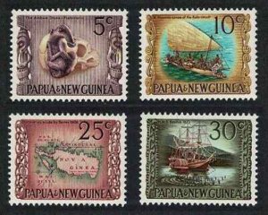 Papua New Guinea National Heritage 4v 1970 MNH SG#169-172 SC#297-300