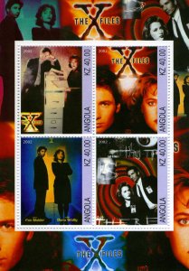 Angola 2002 THE X FILES Sheet Perforated Mint (NH)