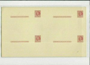 UNITED STATES 2 CENT POSTAL CARD  UNCUT IN BLOCKS OF 4 UNMOUNTED MINT