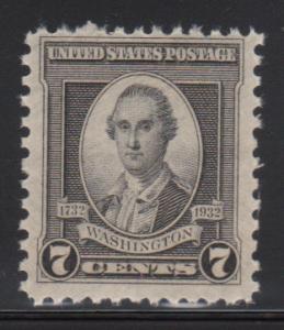 U S Scott 712 Mint OG NH - 2009 SCV $0.60 - Lot # 712-A9