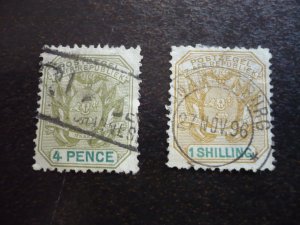 Stamps - Transvaal - Scott# 171,173 - Used Part Set of 2 Stamps