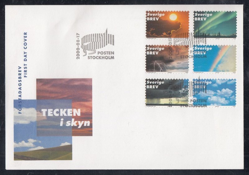 Sweden Scott 2396 FDC - Sky Conditions