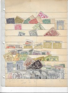 SPAIN REVENUE STAMP COLLECTION