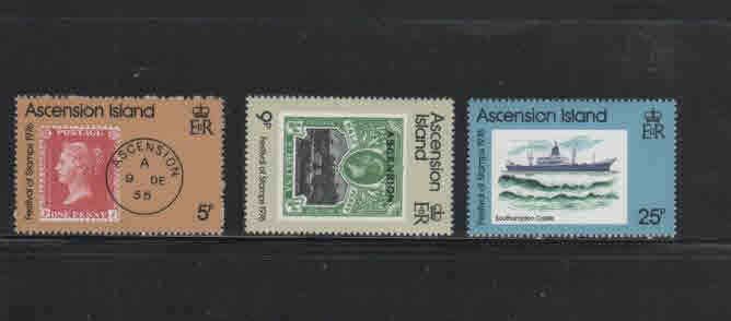 ASCENSION #212-214  1976  FESTIVAL OF STAMPS   MINT VF NH  O.G