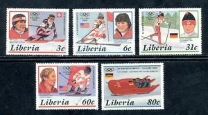 Liberia 1049-1053 mint never hinged SCV $ 5.15