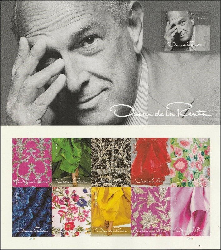 (G) USA #5173 Oscar De La Renta  forever sheet of 11 stamps MNH