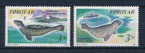 [28282] Faroe Islands 1992 Marine life seals  MNH