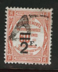 France Scott J57 used 1926 postage due